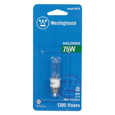 Westinghouse 75 W T4 Specialty Halogen Bulb 1,450 lm White 1 pk
