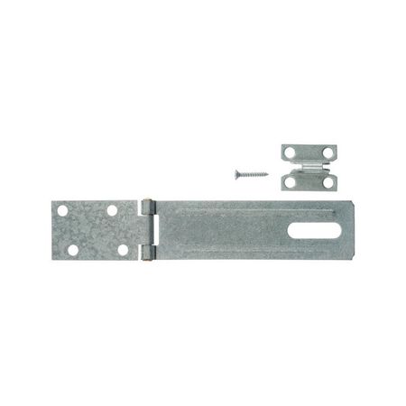 Ace Galvanized Steel 6 in. L Fixed Staple Safety Hasp