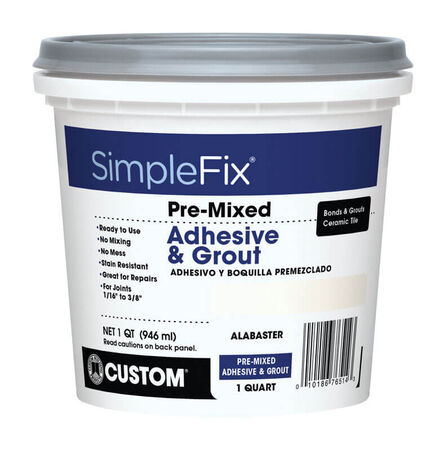Custom Building Products SimpleFix Indoor White Grout 1 qt