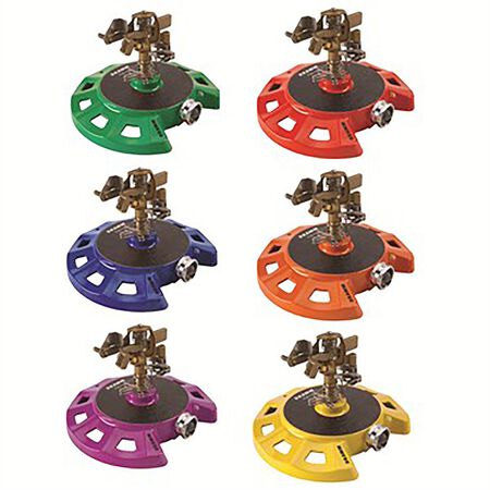 Dramm ColorStorm Metal Ring Base Impulse Sprinkler 5281 sq ft 1 Pack