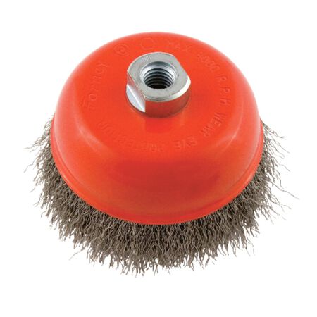 Forney 5 in. D X 5/8 in. Crimped Steel Cup Brush 8000 rpm 1 pc