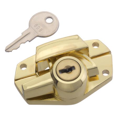 Ace Brass Keyed Sash Lock 1 pk