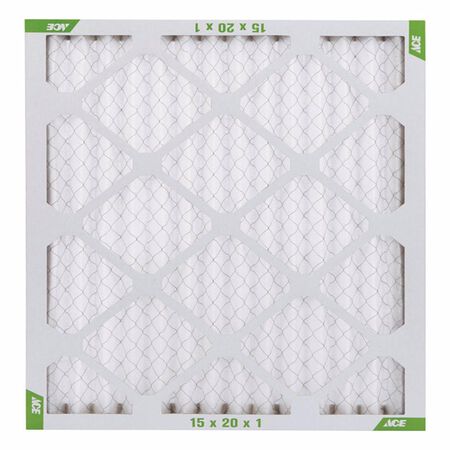 Ace 15 in. W X 20 in. H X 1 in. D Synthetic 8 MERV Pleated Air Filter 1 pk