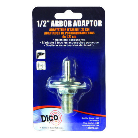 Dico For For mounting buffing wheels 1/2 in. 1/4 in. Dia. Arbor Adapter