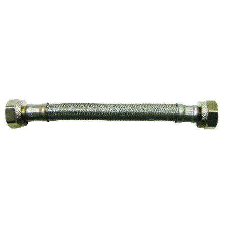 Ace 1/2 in. FIP X 1/2 in. D FIP 24 in. Stainless Steel Faucet Supply Line