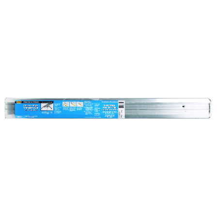 M-D 1.125 in. H X 3.75 in. W X 36 in. L Bronze Aluminum Deluxe High Threshold Silver