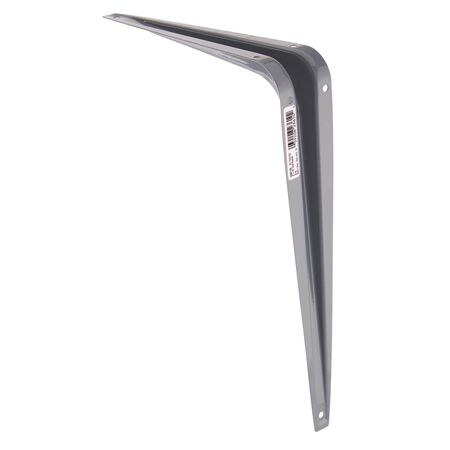 Hampton Gray Steel Shelf Support 18 Ga. 8 in. L 100 lb