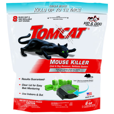 Tomcat Bait Station Blocks For Mice 1 pk