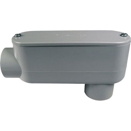 Cantex 3 in. D PVC Conduit Body For PVC 1 pk