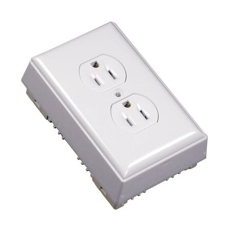 Legrand Rectangle PVC 1 gang Box Extension White