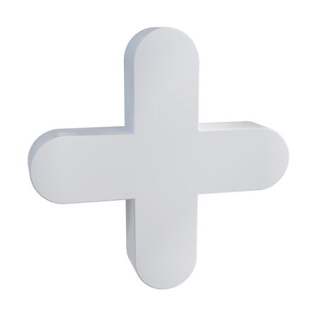 QEP 3/16 in. H X 0.11 in. W Plastic Tile Spacer 300 pc