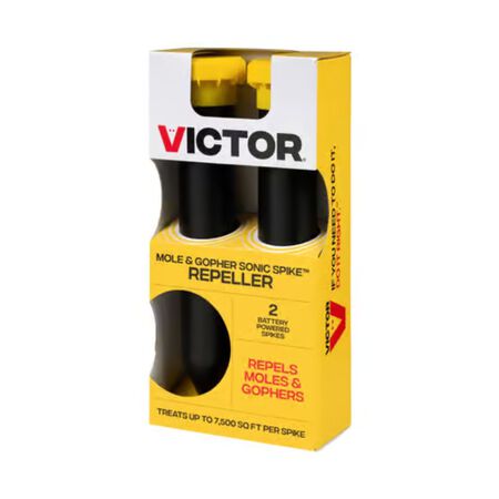 Victor Sonic Spike Repeller For Gophers and Moles 2 Pack