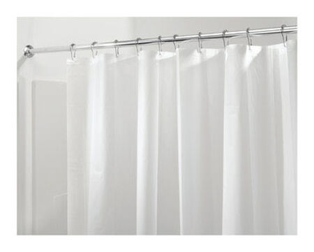 InterDesign 72 in. H x 72 in. L Solid Shower Curtain Liner