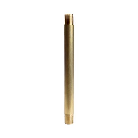 ATC 1/4 in. MPT 1/4 in. D MPT Yellow Brass Nipple 6 in. L
