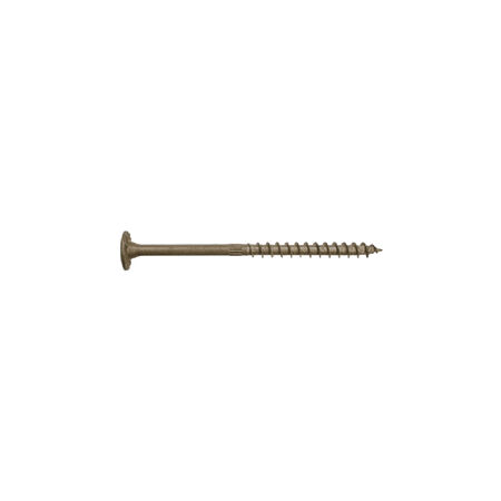 Simpson Strong-Tie Timber Screw Star Bold 8 in. L Double-Barrier Coating Tan