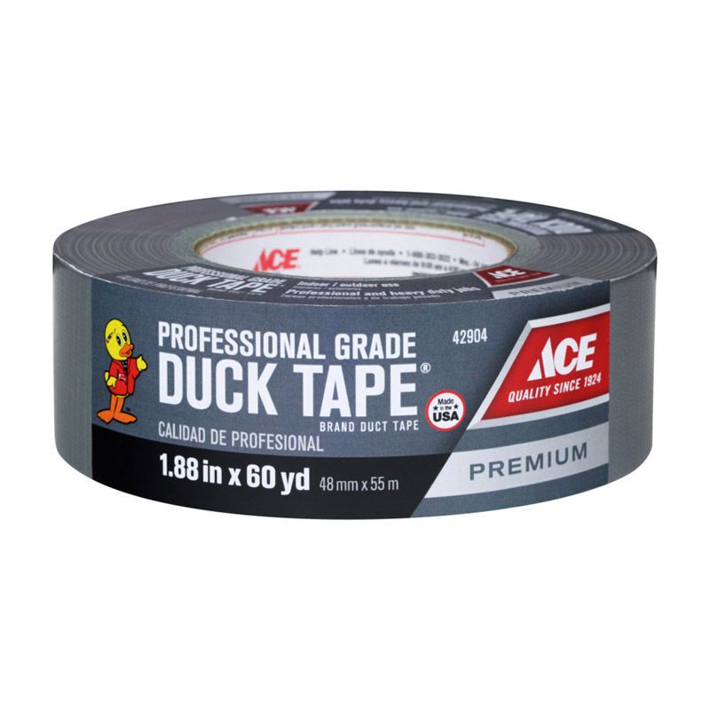 Ace Duct Tape 1.88 in. W x 60 yd. L Gray Stine Home + Yard The