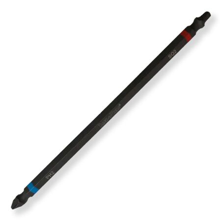 Rack-A-Tiers #2 Blue Phillips and #2 Red Robertson Square Red Double Ended Impact 4 in.