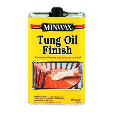 Minwax Tung Oil Finish Amber Oil-Based Tung Oil 1 qt