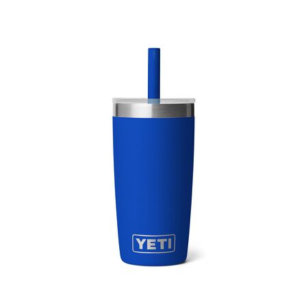 YETI Rambler Jr. 10 oz Royal Blue BPA Free Kids Cups with Silicone Straw