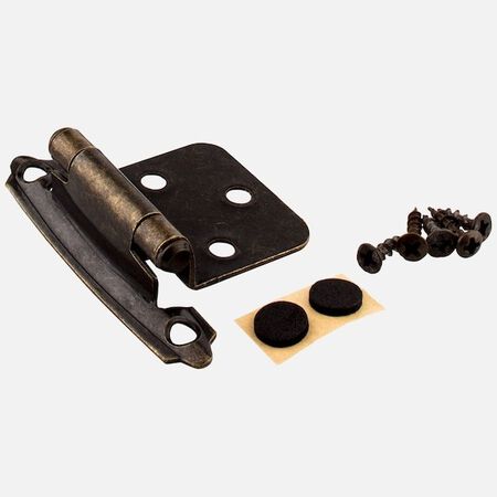 KasaWare Self-closing Overlay Hinge, 2-pack