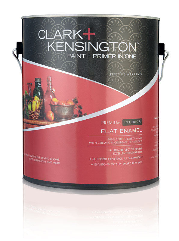 Ace Clark+Kensington Flat Enamel Ultra White Base Acrylic Latex Paint