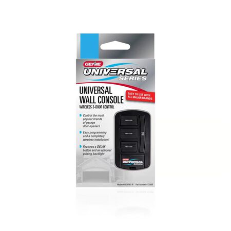 Genie 3 Door Universal Wall Push Button For LiftMaster, Chamberlain, Genie, Overhead Door, Wayne Dal