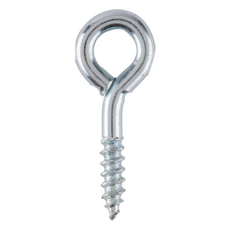 Ace 1/8 in. D X 1 in. L Zinc-Plated Steel Screw Eye 40 lb. cap. 10 pk