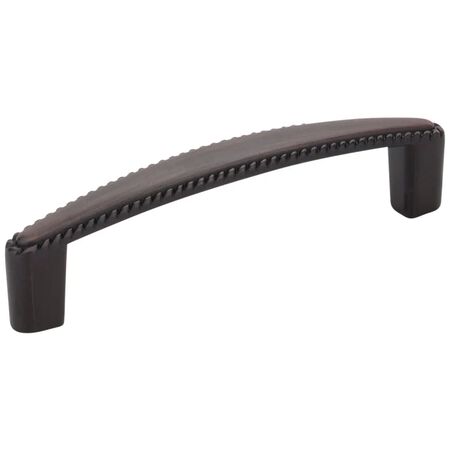 4-3/8" Overall Length Cabinet Pull with Rope Trim Brushed Oil Rubbed Bronze