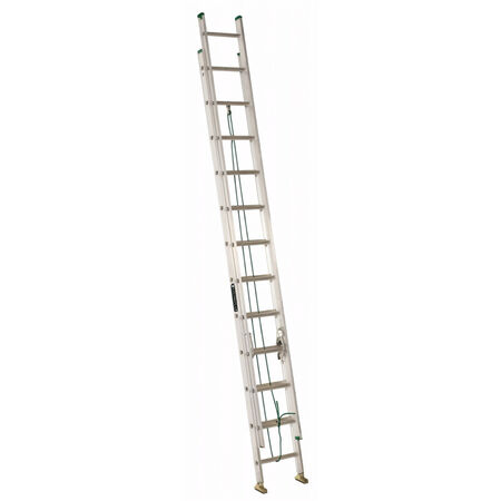 24 ft Louisville AE4224PG Aluminum Extension Ladder, Type II, 225 lb Load Capacity