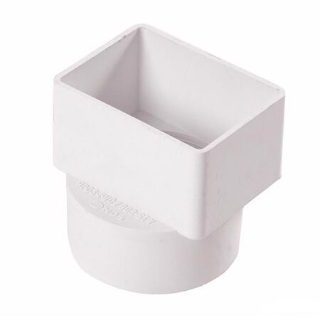 NDS Schedule 35 3 in. Hub each Female PVC Flush Downspout Adapter 1 pk
