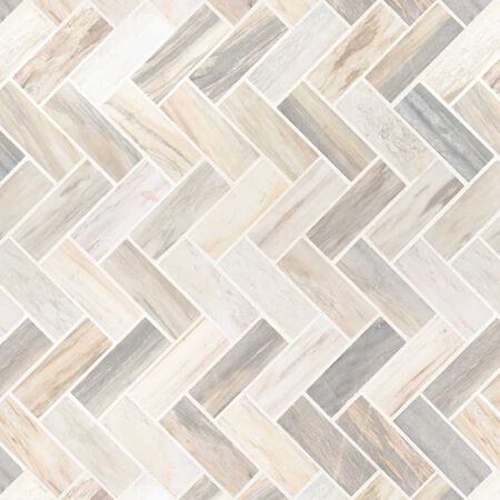 ANGORA HERRINGBONE Polished Marble Tile