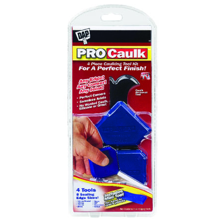 DAP Pro Caulk Black Professional Plastic Caulking Tool Kit 8 pc