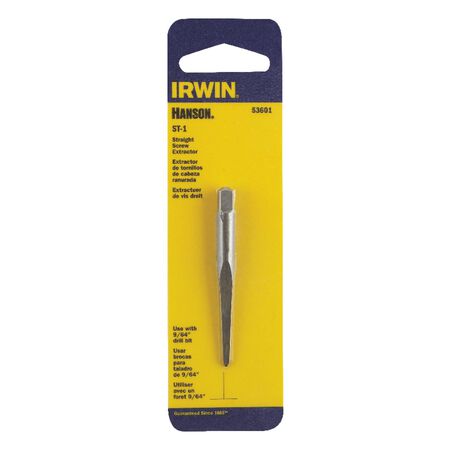 Irwin Hanson 9/64 in. X 9/64 in. D Carbon Steel Straight Screw Extractor 5.4 in. 1 pc