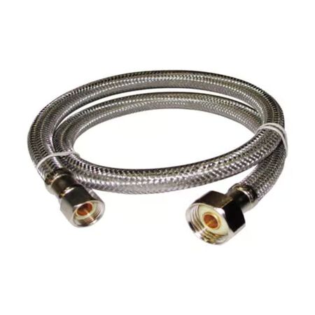 Plumb Pak 3/8 in. Compression x 1/2 in. D FIP 30 in. Stainless Steel Faucet Supply Line