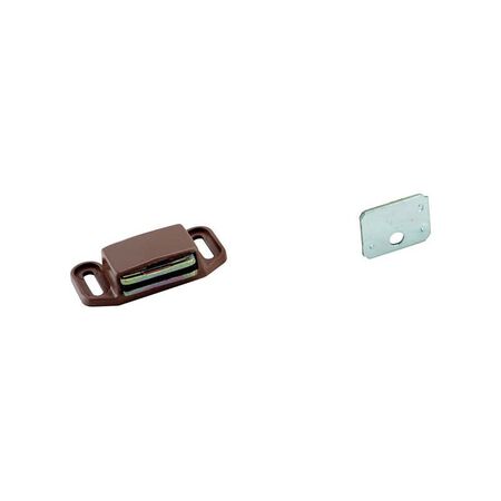 Amerock 1/2 in. H X 1-1/8 in. W X 2 in. D Nickel Plastic Magnetic Catch
