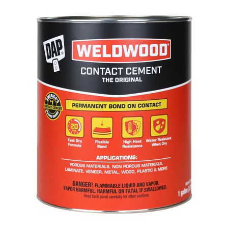 DAP Weldwood High Strength Rubber Contact Cement 1 gal