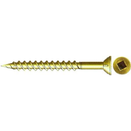 Simpson Strong-Tie Flat Twin Deck Screws No. 8 x 2-1/2 in. L Coated Boxed