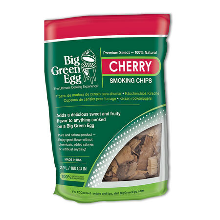 Big Green Egg All Natural Cherry Wood Smoking Chips 180 cu in