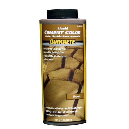Quikrete Liquid Cement Color 10 oz Brown/Gray