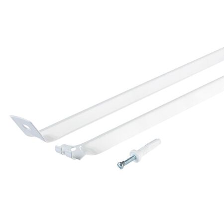 Rubbermaid 1.1 in. H X 12 in. W X 16 in. L Aluminum Support Brace/ Wall Anchor W/Drive Pin