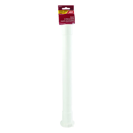 Ace 1-1/2 in. D X 16 in. L Polypropylene Extension Tube