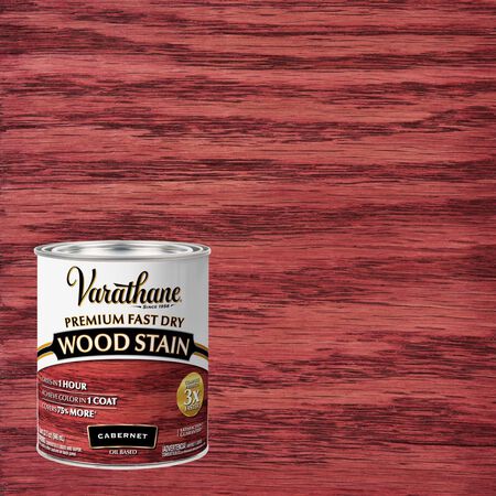 Varathane Premium Semi-Transparent Cabernet Oil-Based Urethane Modified Alkyd Fast Dry Wood Stain 1