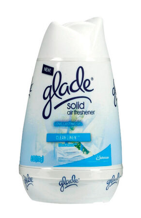 Glade Clean Linen Scent Air Freshener 8 oz Solid