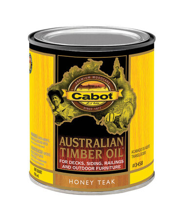 Cabot Oil-Based Australian Timber Oil Honey Teak 1 qt.