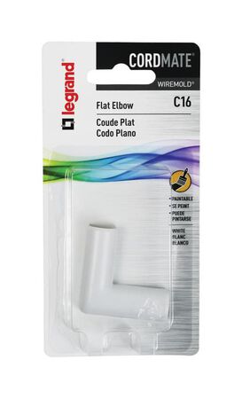 Legrand Cordmate Flat Elbow 1 Pack