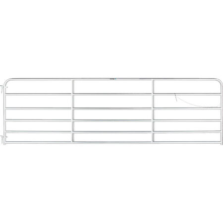 Tarter Tube Gate 50 in. x 14 ft. L Galvanized Steel Silver