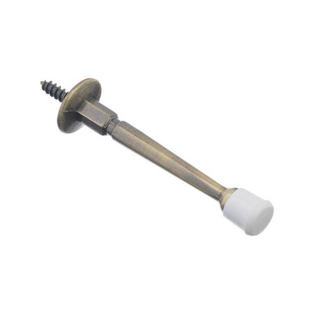 Ace 3 in. W Metal Antique Gold Rigid Door Stop Mounts to door and wall 1.8 in.