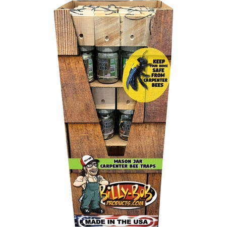 BILLY BOB CARPENTER BEE TRAP DISPLAY