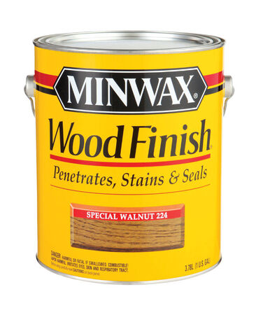 Minwax Wood Finish Transparent Oil-Based Wood Stain Special Walnut 1 gal.