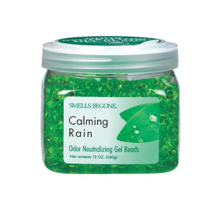 Smells Begone Calming Rain Scent Odor Neutralizer 12 oz Gel Beads